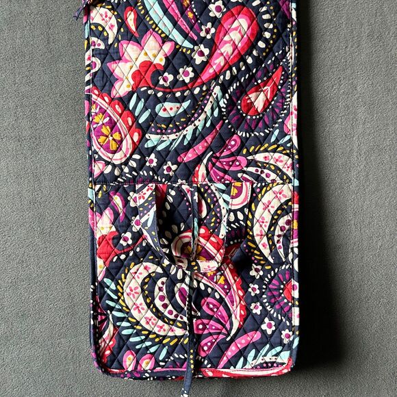 Vera Bradley Painted Paisley Hanging Organizer Travel Toiletry Cosmetic Bag - Picture 12 of 12